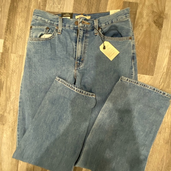 NWT Levi’s Baggy Dad Light Wash Wide Leg Jeans Size 27/34 inseam - Picture 4 of 5